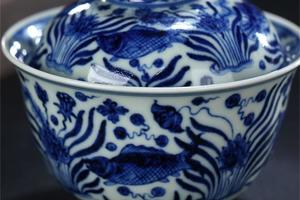 仿永宣鱼藻纹