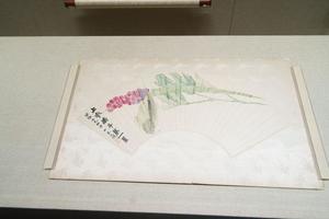 花卉扇面