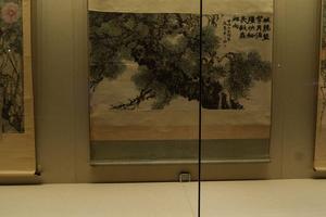 柏树图轴