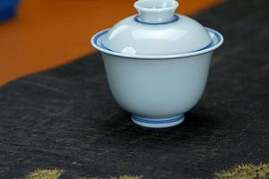 小二才盖碗（白胎）