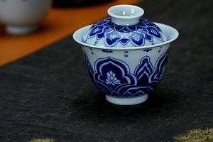 莲花如意两才盖碗
