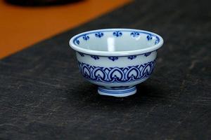 仿清宝相小压手杯