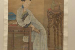 高枝好鸟图轴