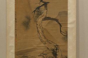 阳逻山色图轴