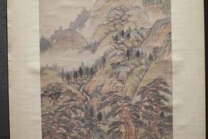 仿赵松雪溪山仙馆图