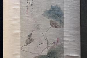 秋水文禽图