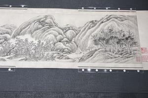为冠英作南中山水