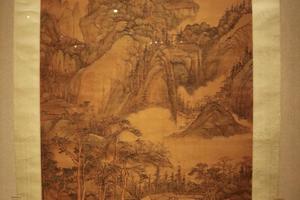 临黄公望山水图轴