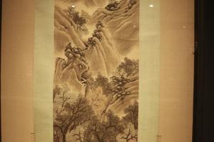 石梁方广图轴