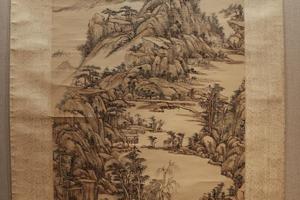 山中早春图轴