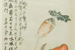 萝卜南瓜图轴