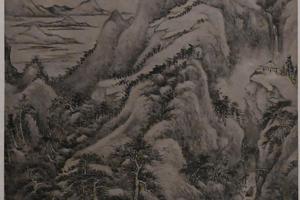 阳逻真景图轴