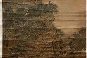 仿範華原關山秋霽图轴