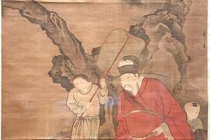 天官赐福图轴