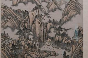 仿大痴富春大嶺图轴