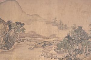 春山水阁图