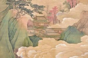 听松听水图