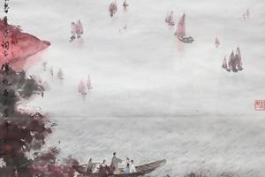 毛泽东《沁园春·长沙》词意图