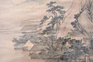 携琴访友图