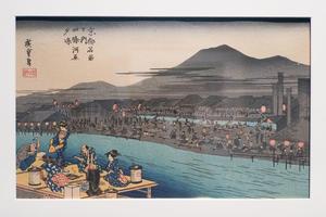 京都名所之内·四条河原夕凉