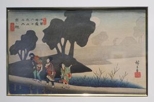 木曾海道六十九次·宫之越