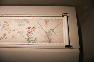陆治 设色花蝶草虫卷
