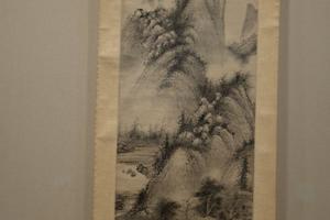 烟翠高阁图轴