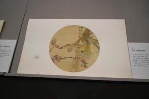 棕榈桃花团扇