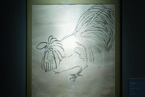 公鸡侧面稿