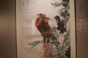 任颐碧梧丹凤图轴