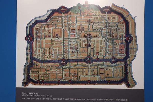 清代广州城坊图