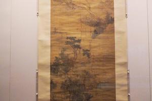 秋山草堂图轴