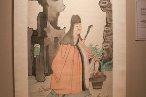 任薰采芝图轴
