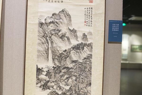 长松飞瀑
水流云在
溪山秋霁
松壑幽居