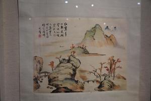 设色山水（轴）