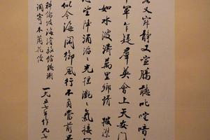 行书科伦坡海滨旅馆听潮词轴