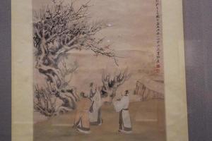 仿李龙眠三高图