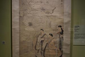 清 任颐 爱莲图轴