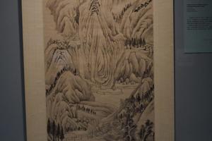 明董其昌栖霞寺诗意图轴