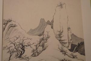 清弘仁山水册