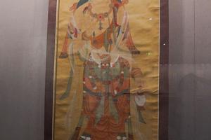 临摹盛唐大士像图轴