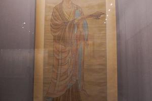 临摹晚唐比丘像图轴