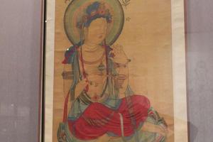 临摹初唐供养菩萨图轴