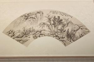 山居幽赏图扇页