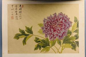 恽寿平恽冰 花卉集锦册之恽冰四开