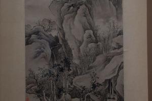  春山伴侣图轴
