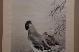 鸡图轴