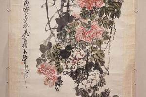 芙蓉拒霜图