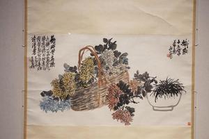 篮菊菖蒲图