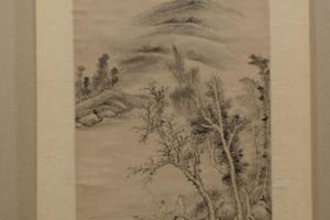 清溪垂钓图轴
